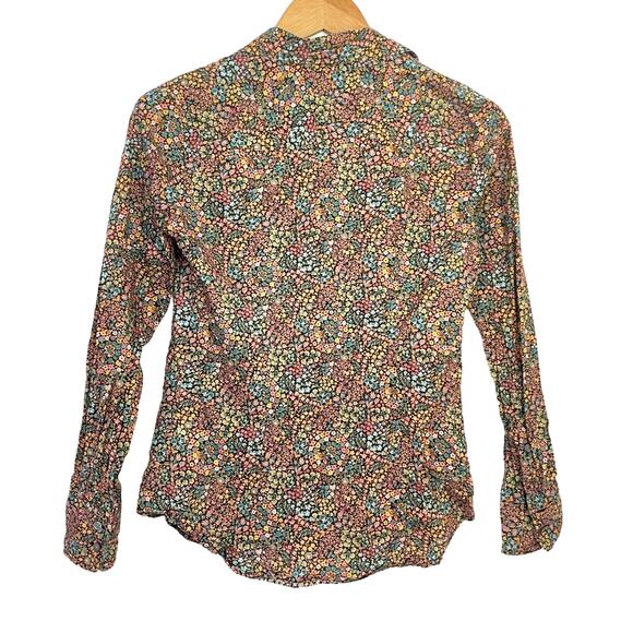 J Crew Button Down Shirt Floral Liberty Fabrics 0 - Picture 3 of 9